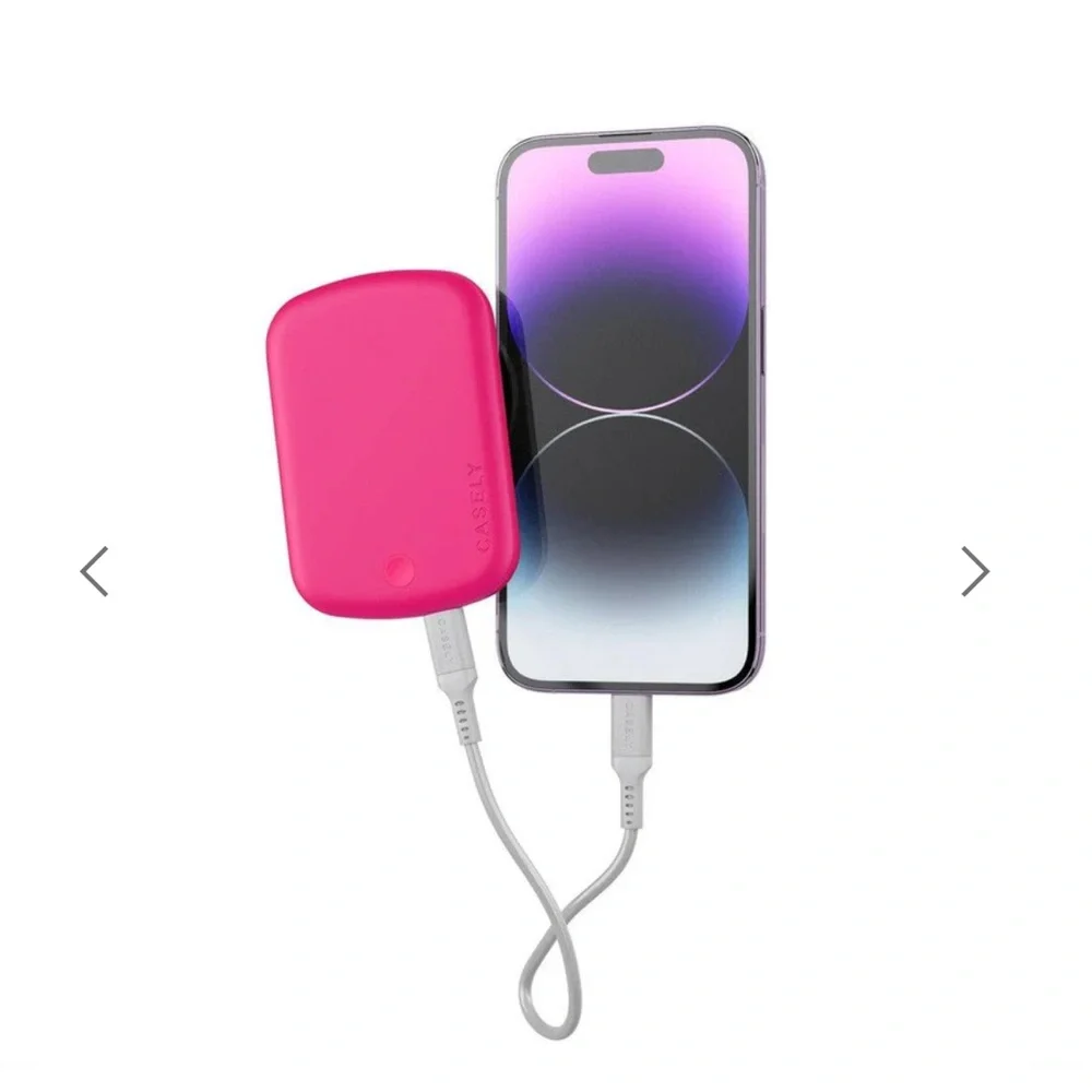 Casely Pink Portable Charger - Picture 3 of 7